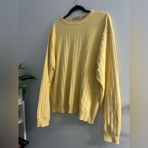 Butter yellow John ashford 100% cotton sweater